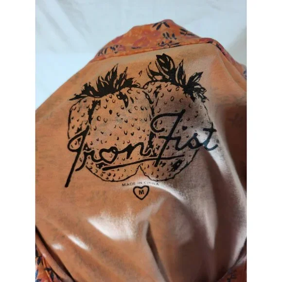 Iron Fist Pink Floral Skeleton Midi Dress - Picture 6 of 6